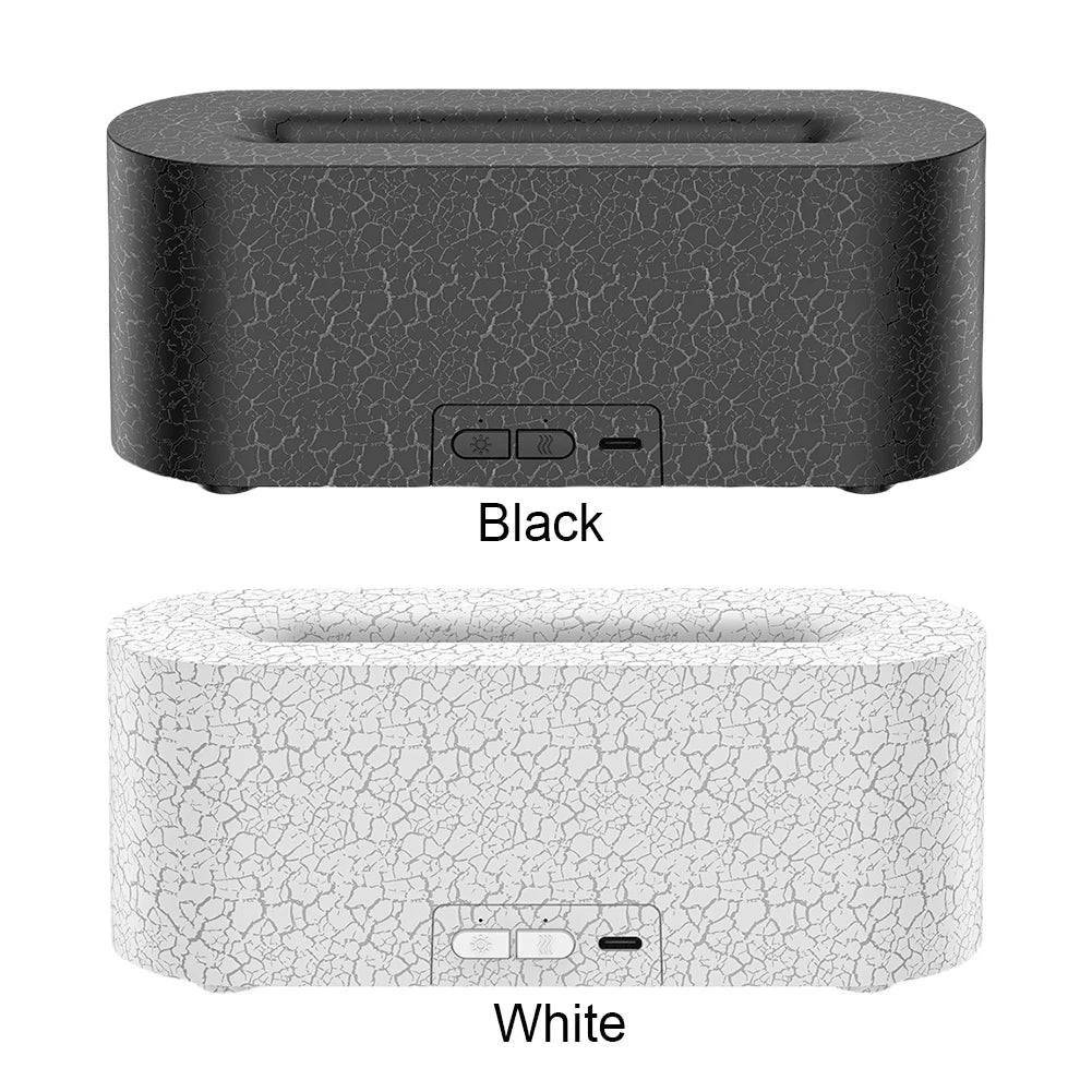 USB 7-Color Flame Humidifier & Aromatherapy Diffuser